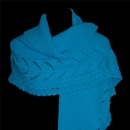Blue cotton shawl