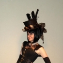 High hat with a steampunk theme. Photo ©Maria Helena Stanke